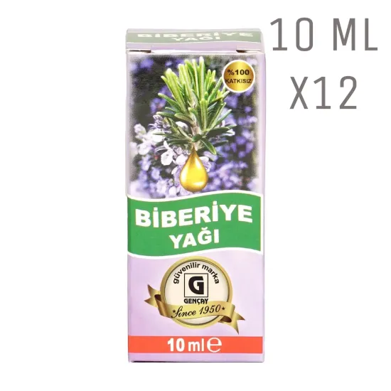 Biberiye Yağı 10ml X12 Adet