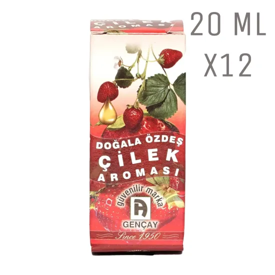 Çilek Aroması 20 Ml X12 Adet