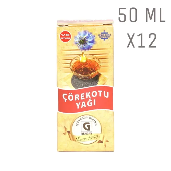 Çörekotu Yağı 50 ml X12 Adet