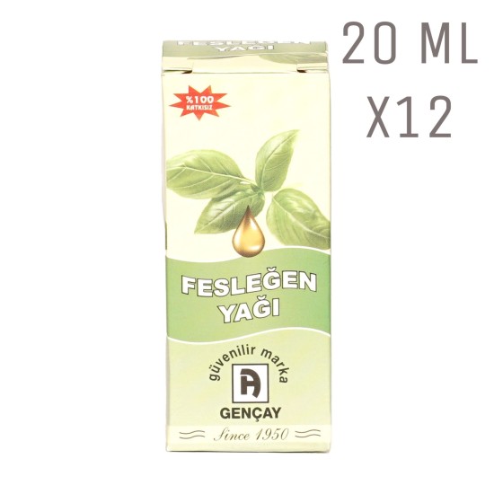 Fesleğen Yağı 20 ml X12 Adet