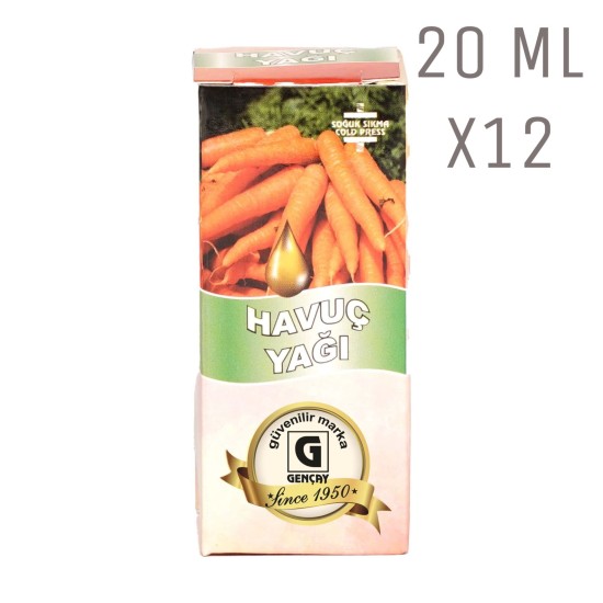 Havuç Yağı 20ml X12 Adet