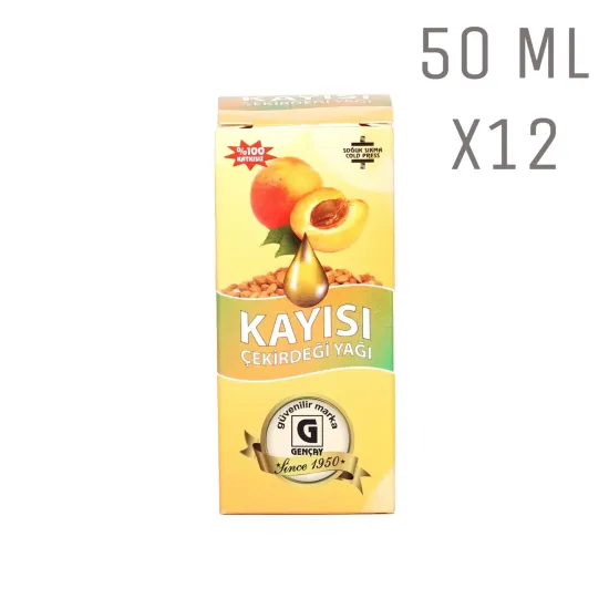 Kayısı Çekirdeği Yağı 50 ml X12 Adet
