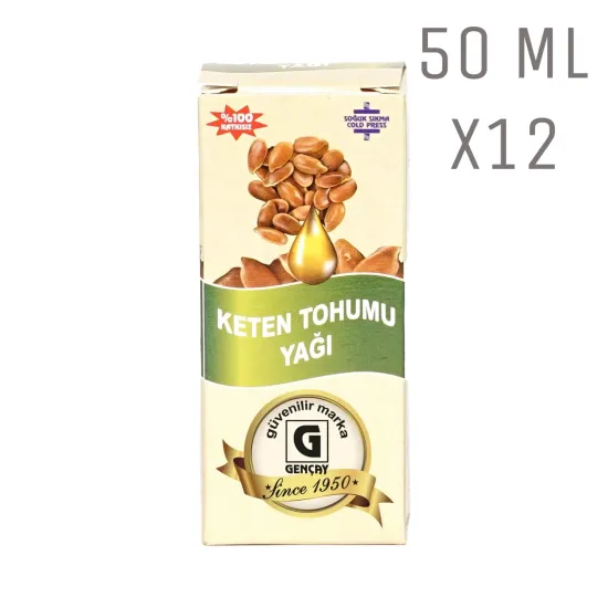 Keten Tohumu Yağı 50ml X12 Adet