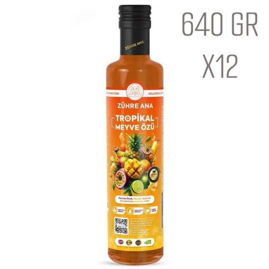 Tropikal Meyve Özü Net Miktar: 640gr 12 Adet
