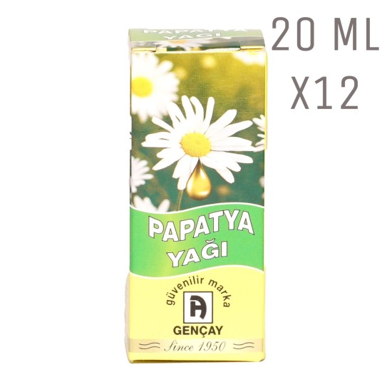 Papatya Yağı 20 ml X12 Adet