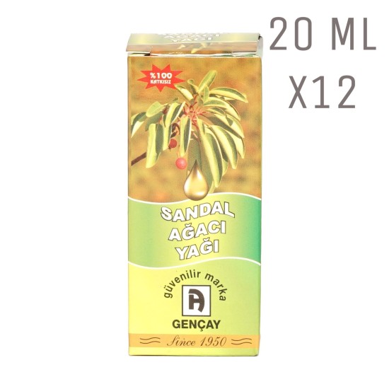 Sandal Ağacı Yağı 20ml X12 Adet
