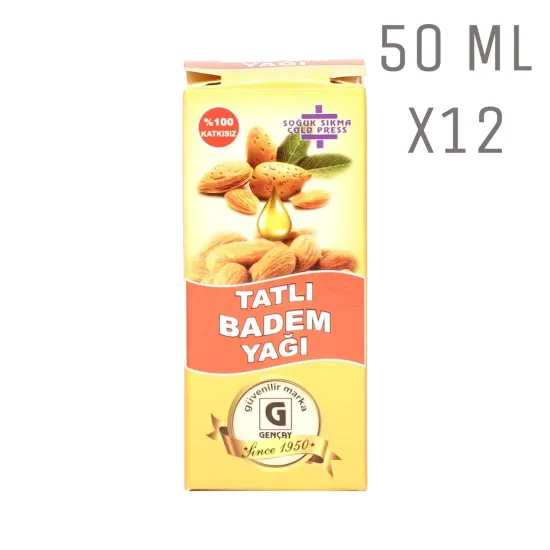 Tatlı Badem Yağı 50ml X12 Adet