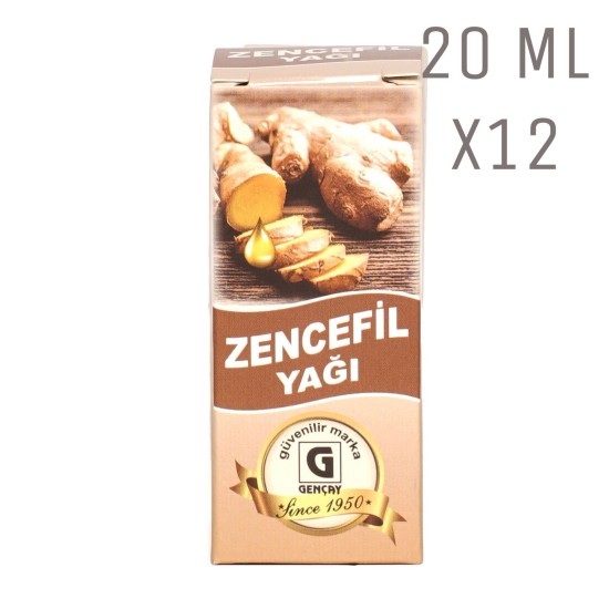 Zencefil Yağı 20ml X12 Adet