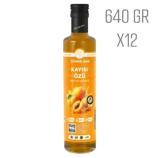 Kayısı Özü Net Miktar: 640 Gr 12 Adet