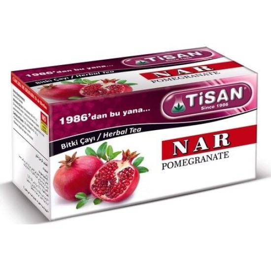 Nar Bitki Çayı 20 Sallama Poşet 12 Adet