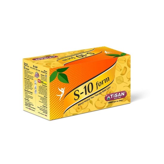S-10 Elma Aromalı Form Çayı 12 Adet