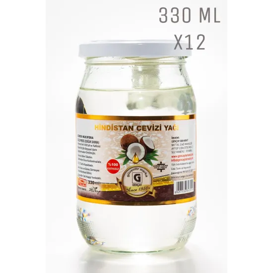 Hindistan Cevizi Yağı 330 ml 1 Adet