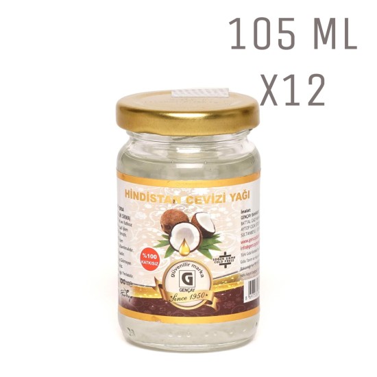 Hindistan Cevizi Yağı 105 Ml X12 Adet