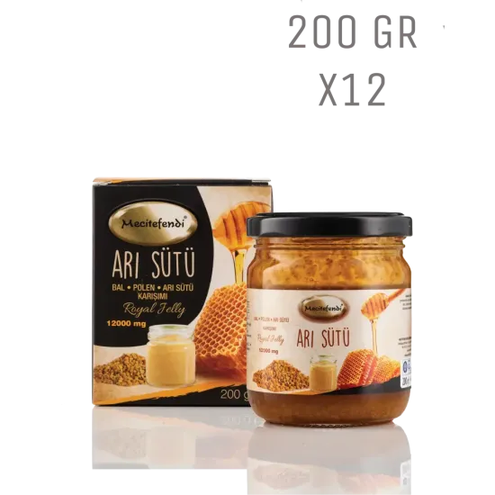 Arısütü, Bal, Polenlı Macun (12000 Mg) 12 Adet