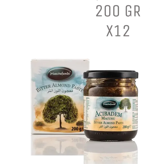 Acı Badem Macunu (200 Gr) 12 Adet
