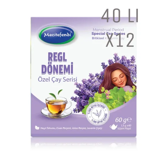 Regl Dönemi Çayı 40'lı 12 Adet