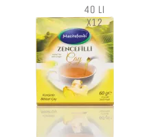 Zencefilli Çay 40’lı Poşet Çay 12 Adet