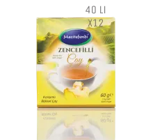 Zencefilli Çay 40’lı Poşet Çay 12 Adet