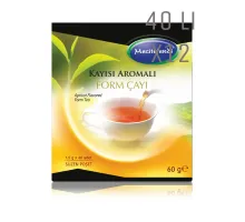 Kayısı Aromalı Çay 40’lı Poşet Çay 12 Adet