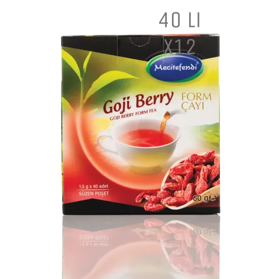 Goji Berryli Çay 40’lı Poşet Çay 12 Adet