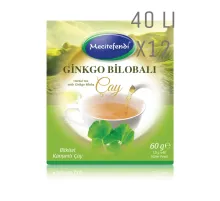 Ginkgo Bilobalı Çay 40’lı Poşet Çay 12 Adet