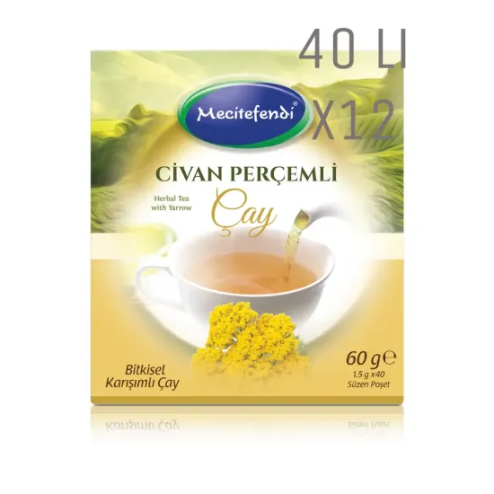 Civan Perçemli Tohumlu Çay 40’lı Poşet Çay 12 Adet