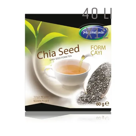 Chia Tohumlu Çay 40’lı Poşet Çay 12 Adet