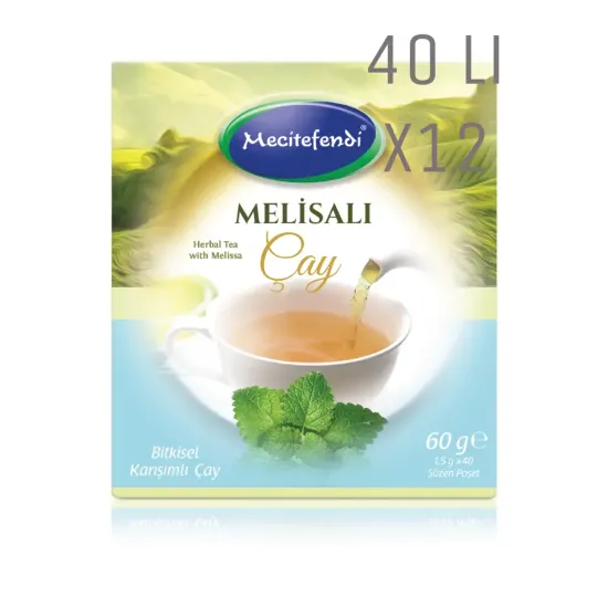 Melisalı Çay 40'lı Poşet Çay 12 Adet