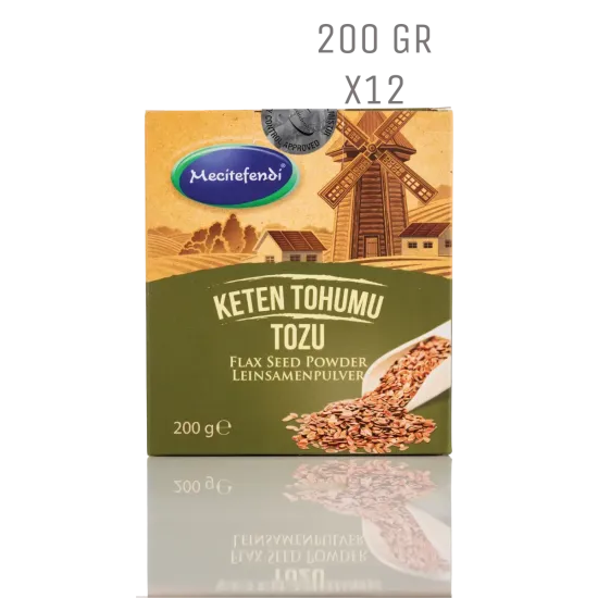 Keten Tohumu Tozu (200 GR) X12 Adet