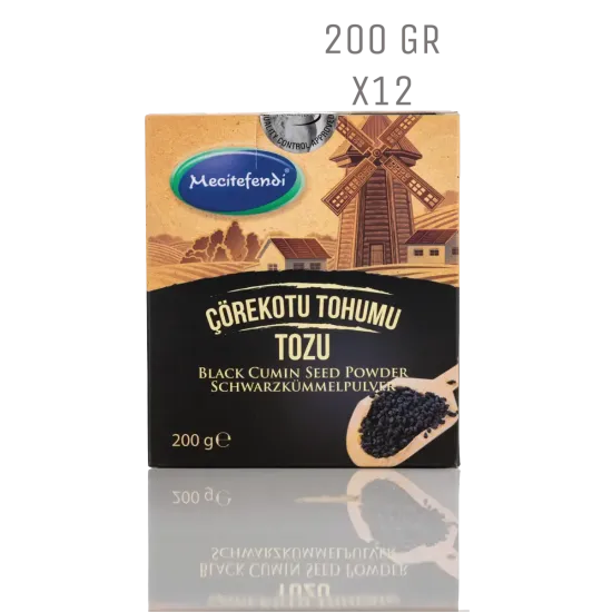 Çörekotu Tohumu Tozu (200 GR) 12 Adet