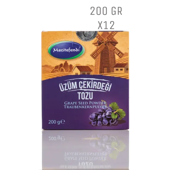 Üzüm Çekirdeği Tozu (200 GR) 12 Adet