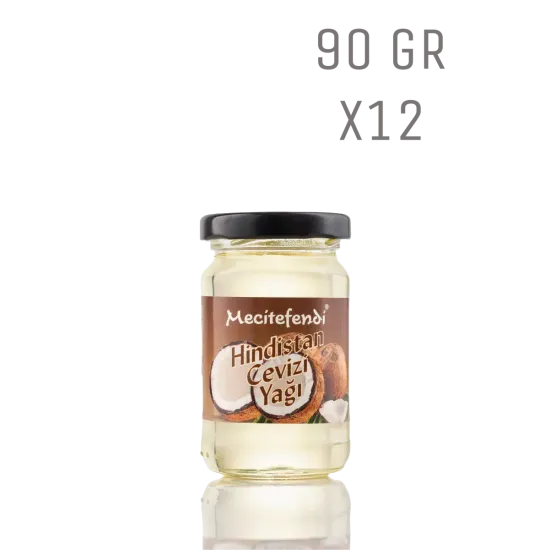 90 GR Hindistan Cevizi Yağı 12 Adet