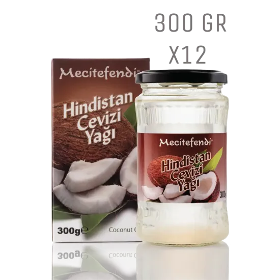 Hindistan Cevizi Yağı (300 GR) 12 Adet