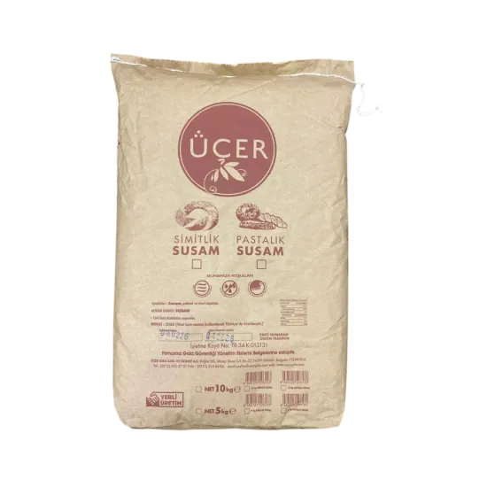Üçer Susam Kavrulmuş (simitlik) Susam 10KG