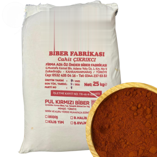 Önder Extra Acı Toz Biber 25KG