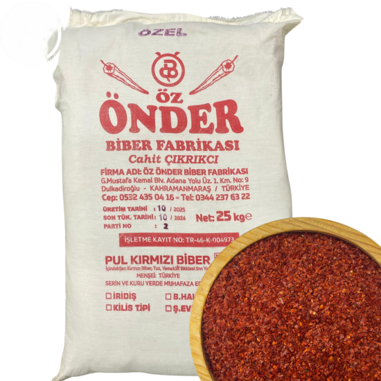 Önder Özel İpek Biber 25KG