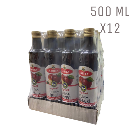 Organik Elma Sirkesi 12 Adet