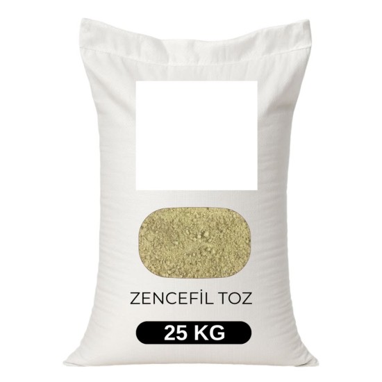 Öğütülmüş Zencefil - Zencefil Tozu 25 KG
