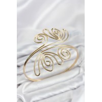 Pazu Bileklik Gold Renk Pirinç Bohem Model TJ-BB8562