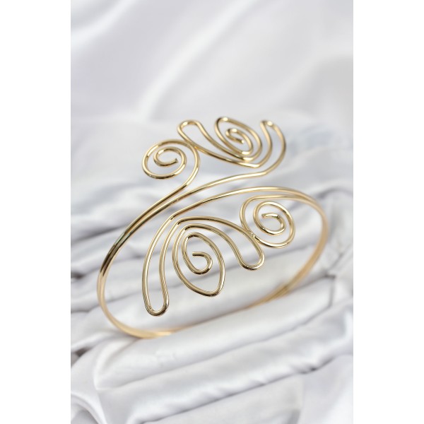 Pazu Bileklik Gold Renk Pirinç Bohem Model TJ-BB8562