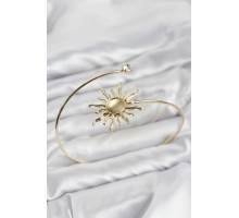 Pazu Bileklik Gold Renk Pirinç Güneş Model TJ-BB8568