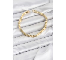 CM Burgu Model Gold Renk Pirinç Kadın Bileklik TJ-BB8591