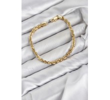 CM Singapur Model Zincir Gold Renk Kadın Bileklik TJ-BB8596