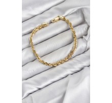 CM Singapur Model Zincir Gold Renk Kadın Bileklik TJ-BB8596