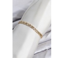 CM Model Zirkon Taşlı VIP Seri Gold Renk Pirinç Kadın Bileklik TJ-BB8603