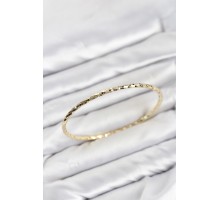 CM Gold Renk Lazer Kesim 65 mm Bilezik TJ-BB8619