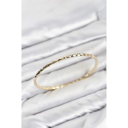 CM Gold Renk Lazer Kesim 65 mm Bilezik TJ-BB8619