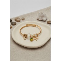 Yusufçuk ve Beyaz Charmlı Bileklik TJ-BB8697