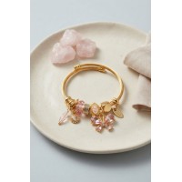 Pembe Kelebek Model Charmlı Bileklik TJ-BB8744