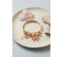Pembe Kelebek Model Charmlı Bileklik TJ-BB8744